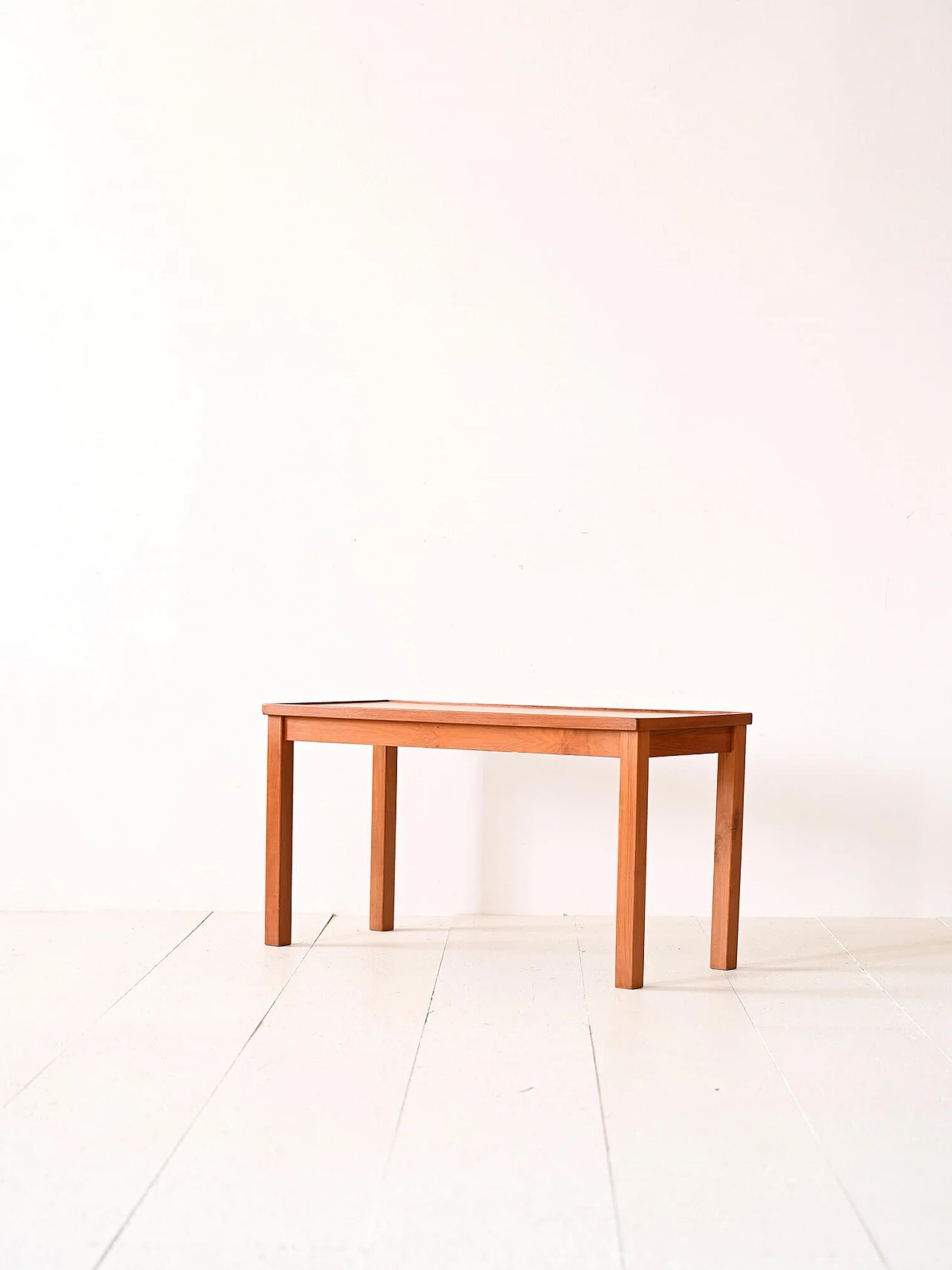 Scandinavian rectangular teak coffee table, 1960s 4