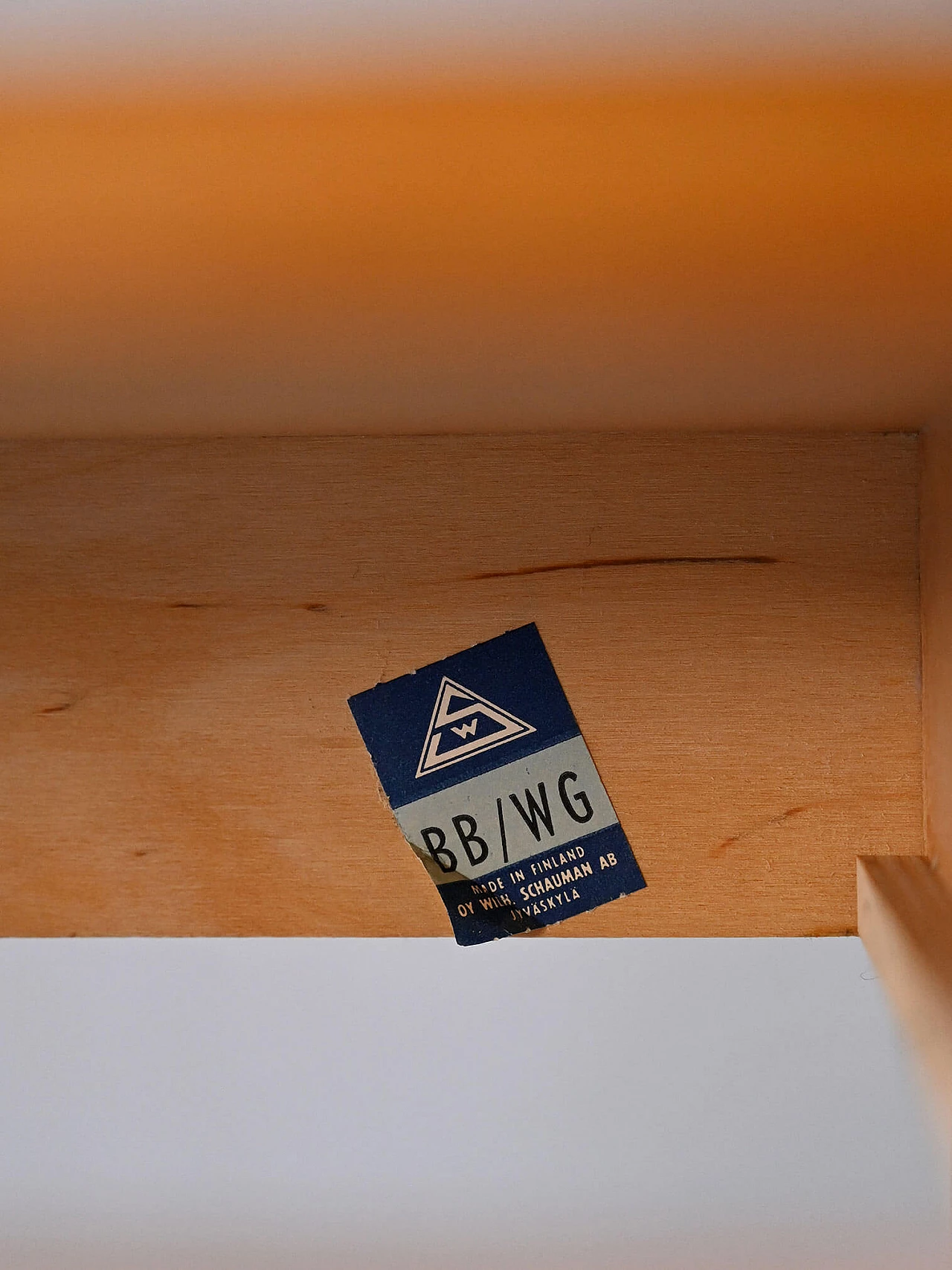 Scandinavian teak and beech bedside table, 1960s 9