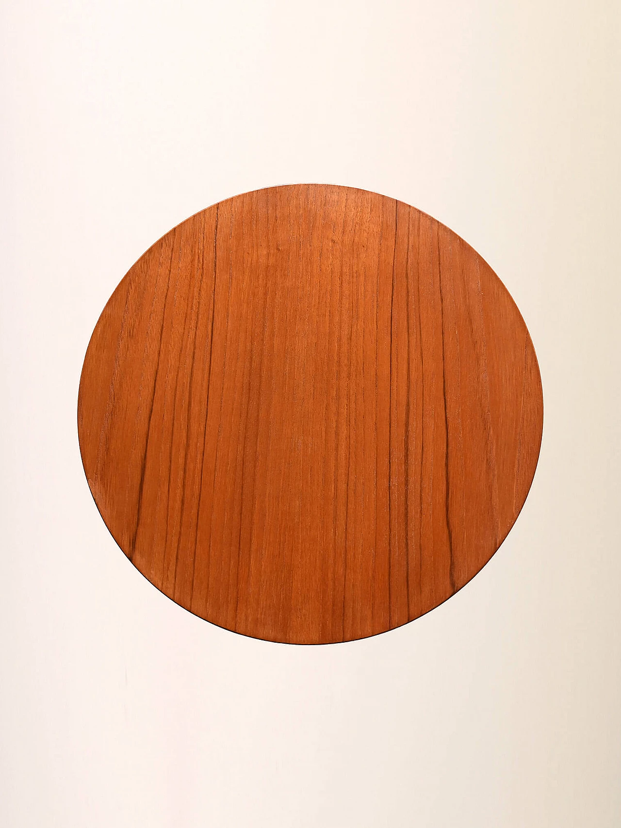 Coffee table with metal legs and round teak feet by Albert Larsson for Timbro, 1950s 9