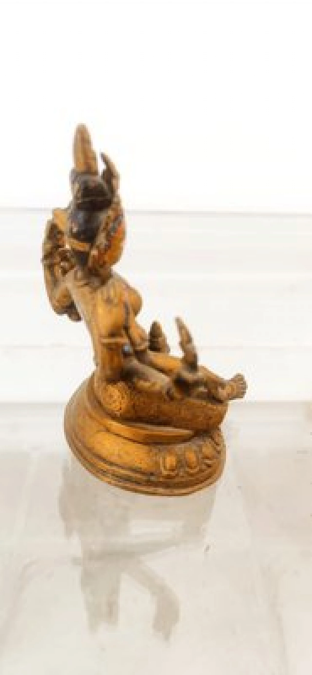 Bronze goddess Kali sculpture, late 19th century 5