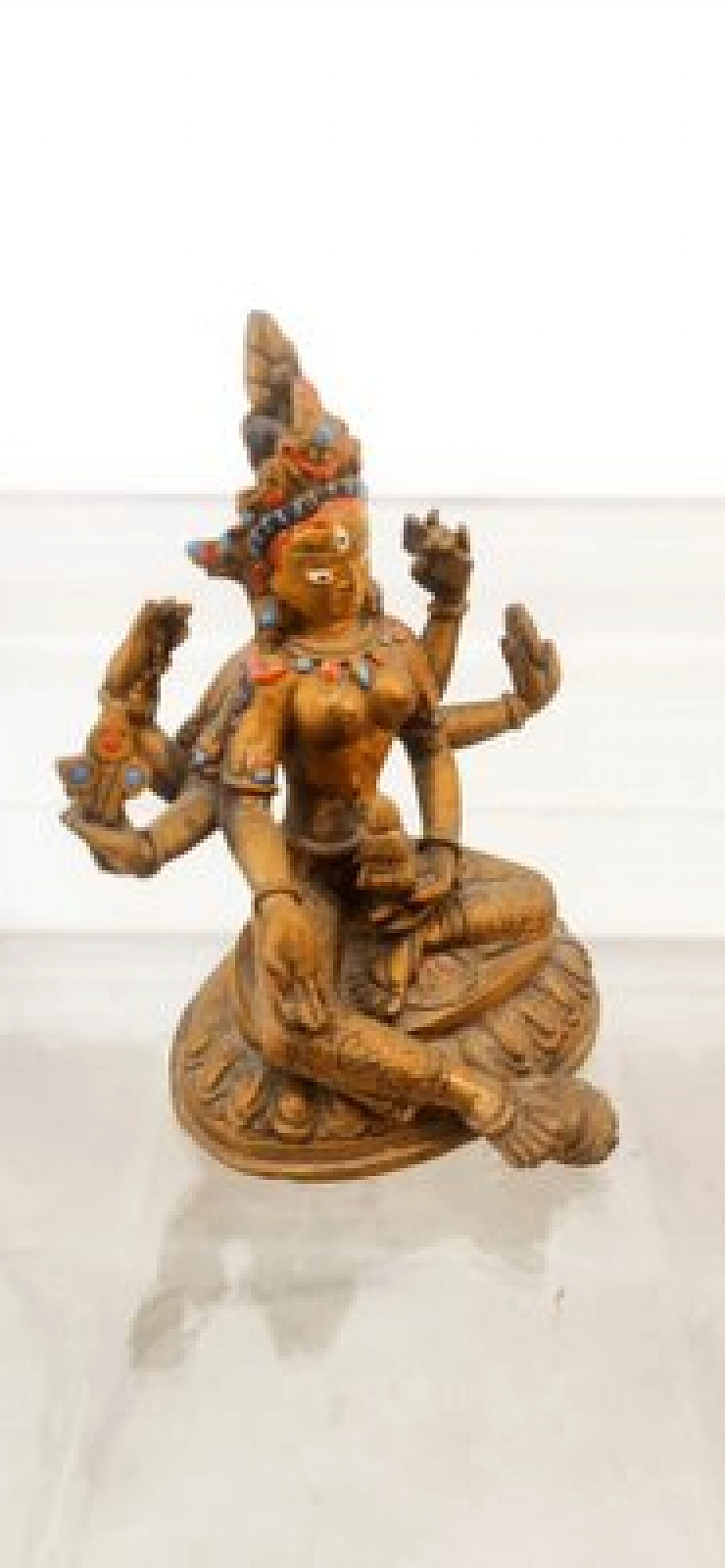 Scultura della dea Kali in bronzo, fine '800 6