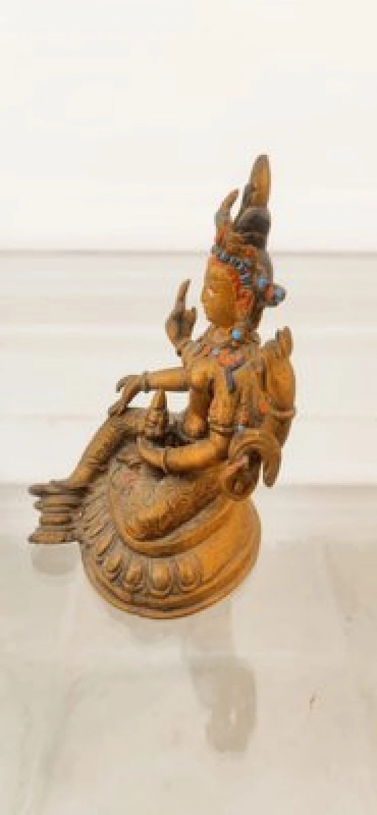 Scultura della dea Kali in bronzo, fine '800 7