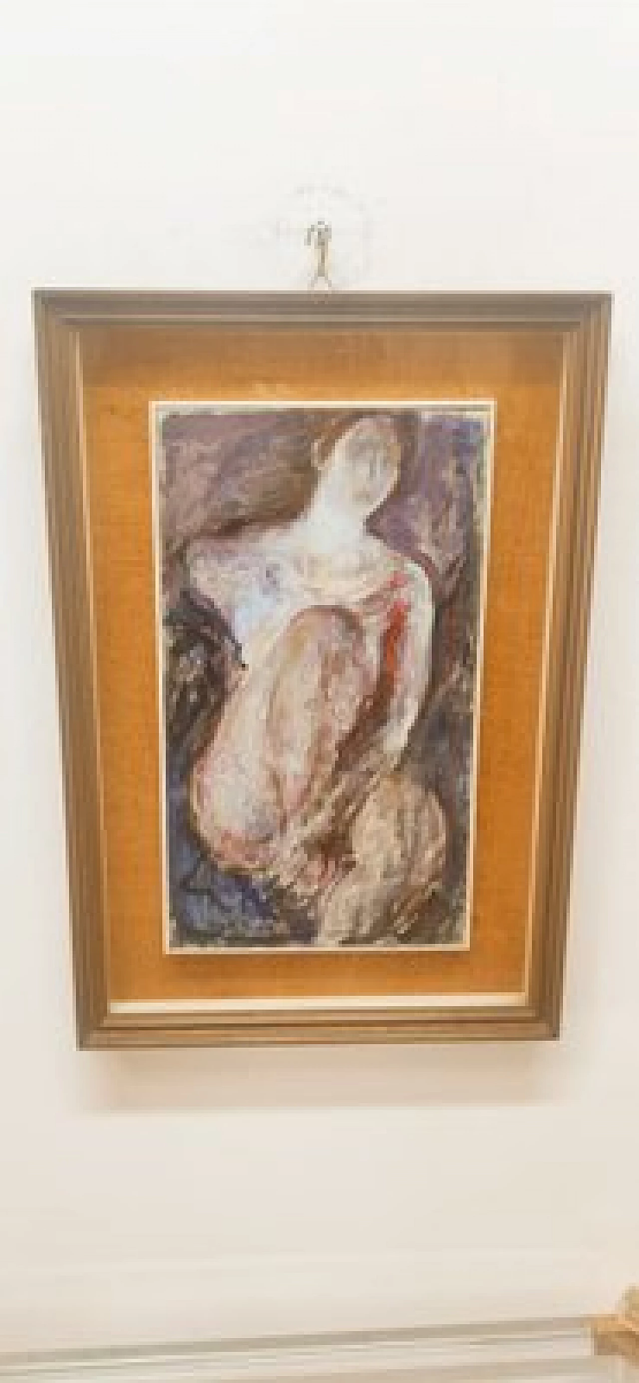 Capaldo, nudo femminile, dipinto a olio su tela, anni '70 1