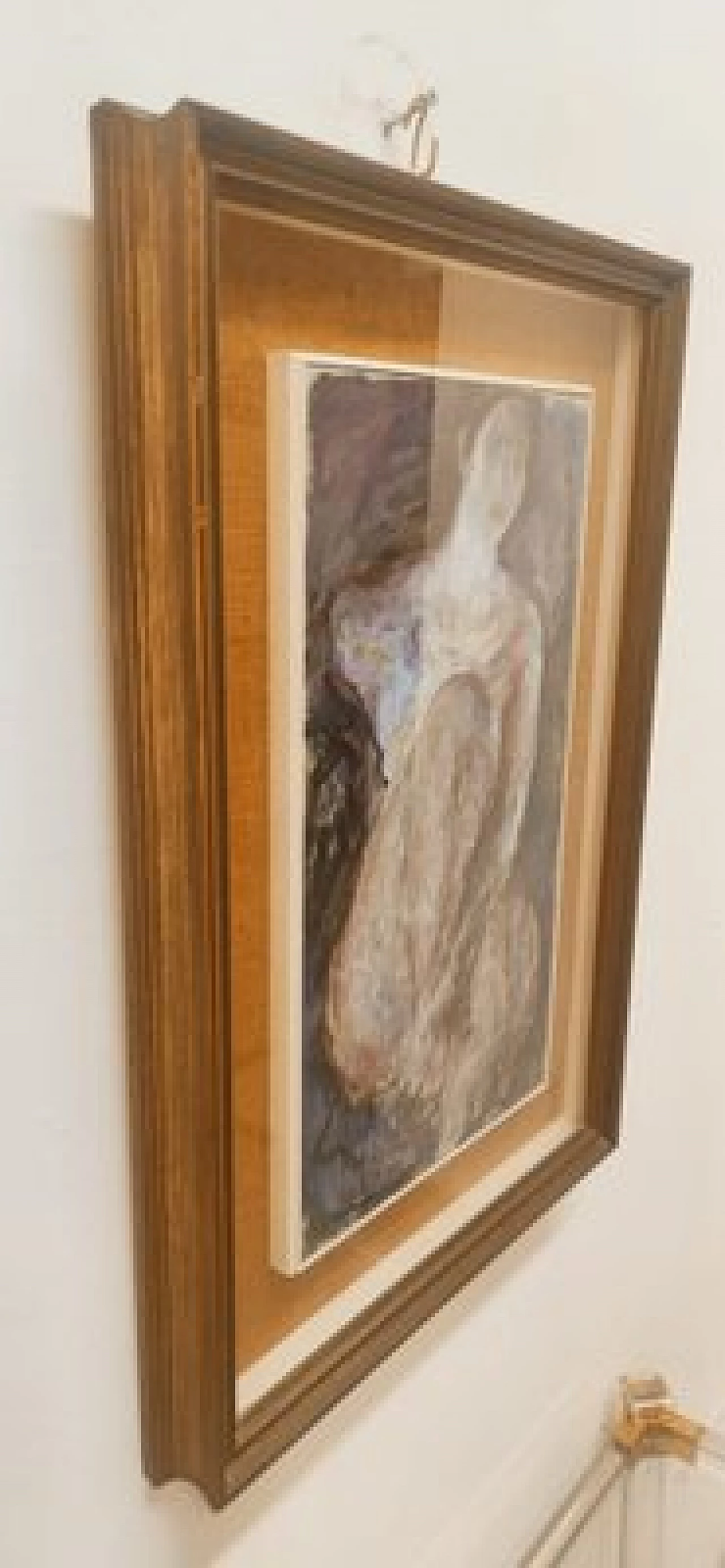 Capaldo, nudo femminile, dipinto a olio su tela, anni '70 4