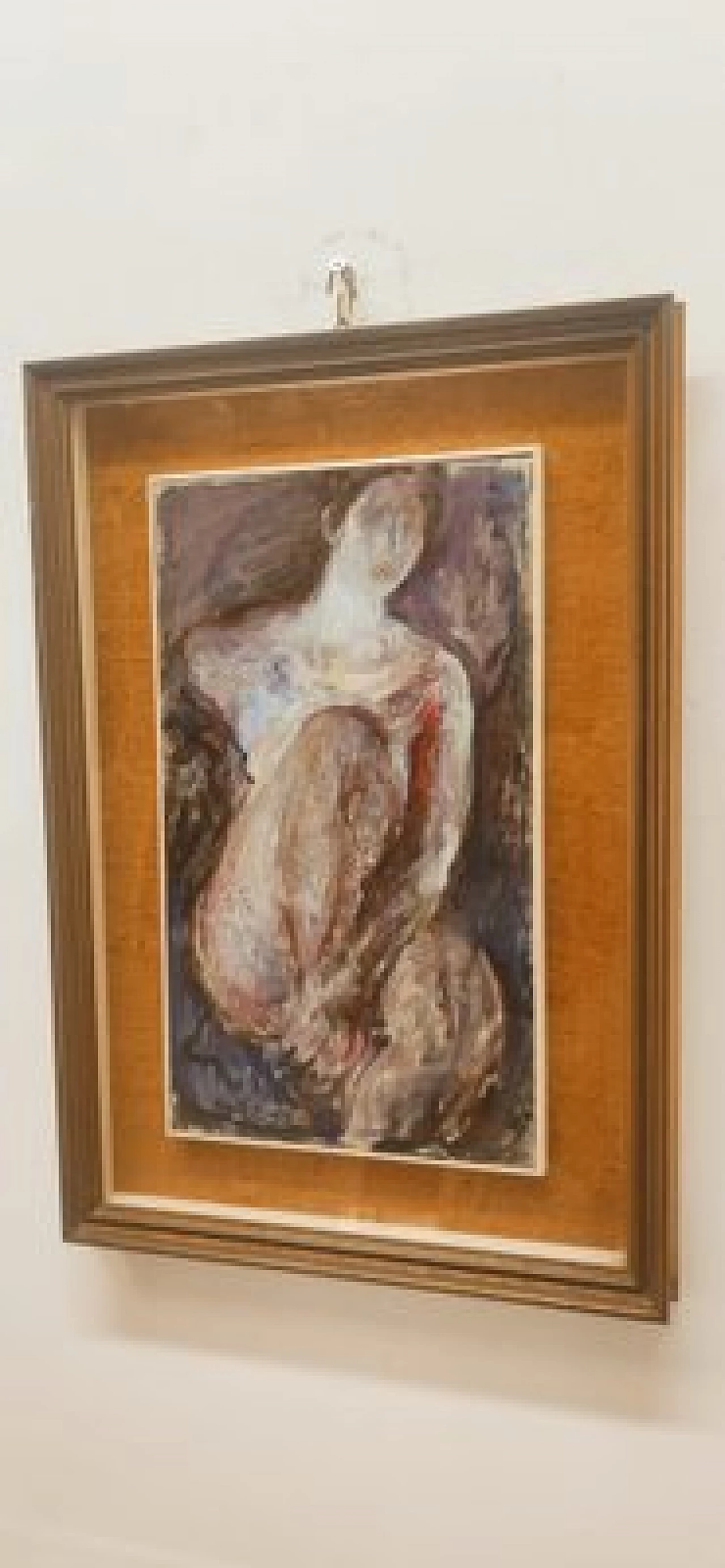 Capaldo, nudo femminile, dipinto a olio su tela, anni '70 5