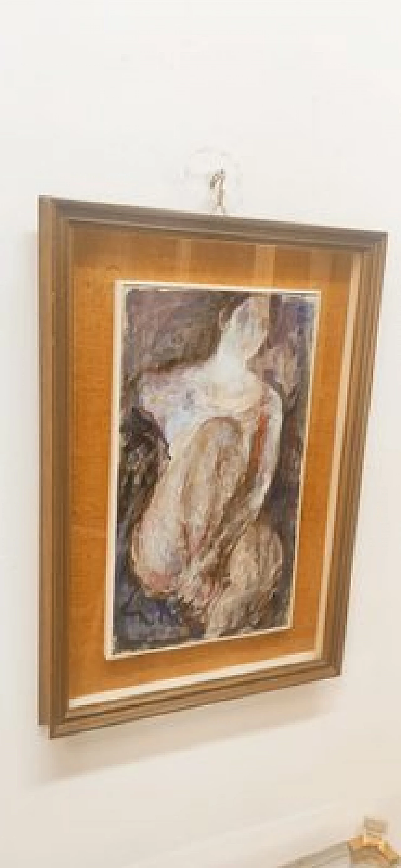 Capaldo, nudo femminile, dipinto a olio su tela, anni '70 6