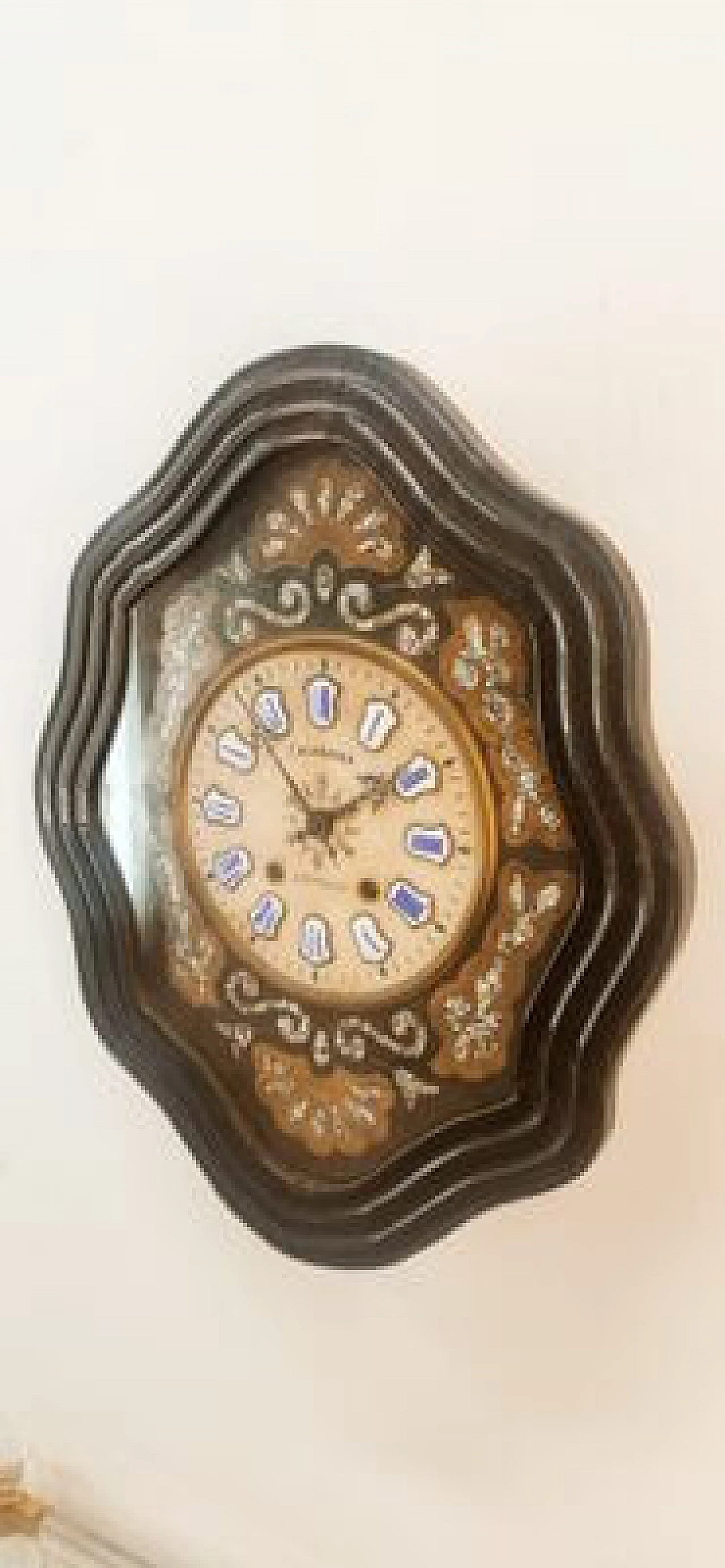 Wooden wall clock, 1950s 18
