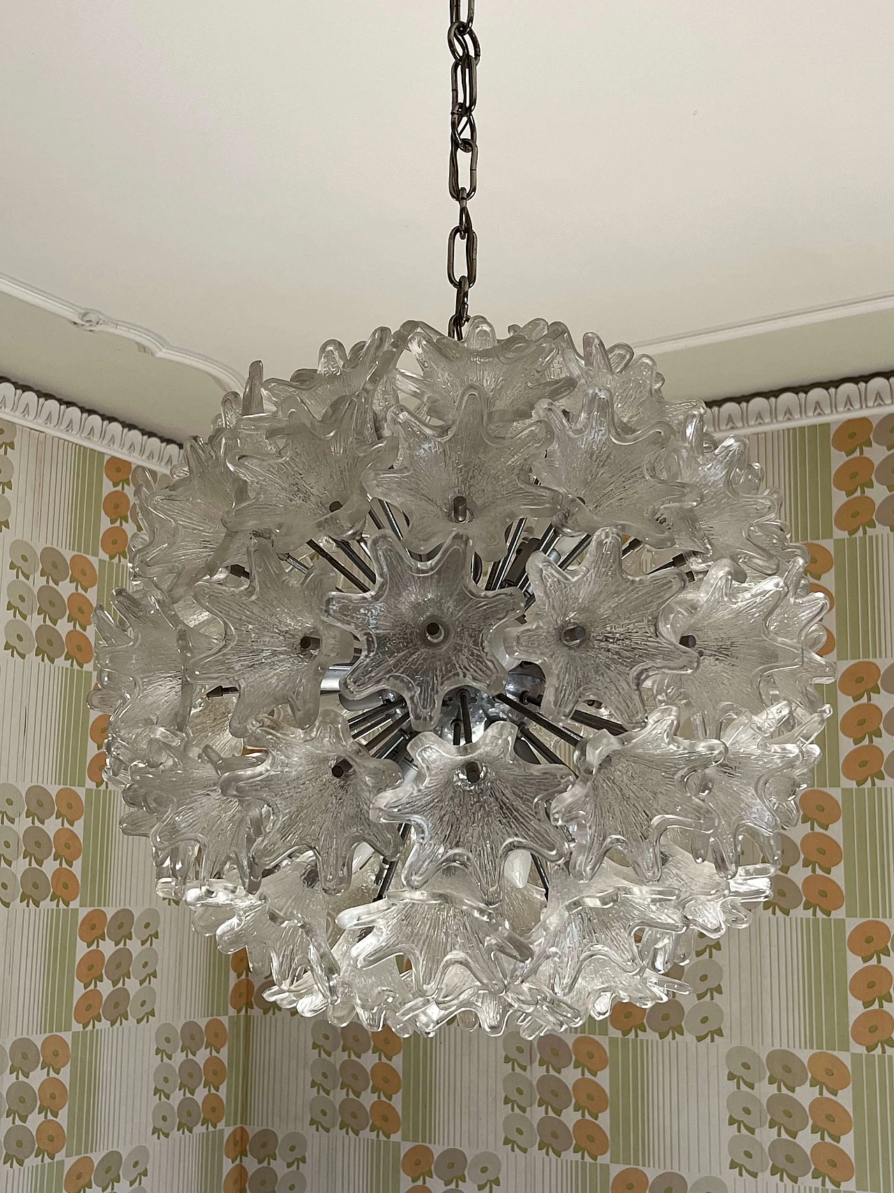 Murano glass chandelier by Paolo Venini for Veart, 1960s 2