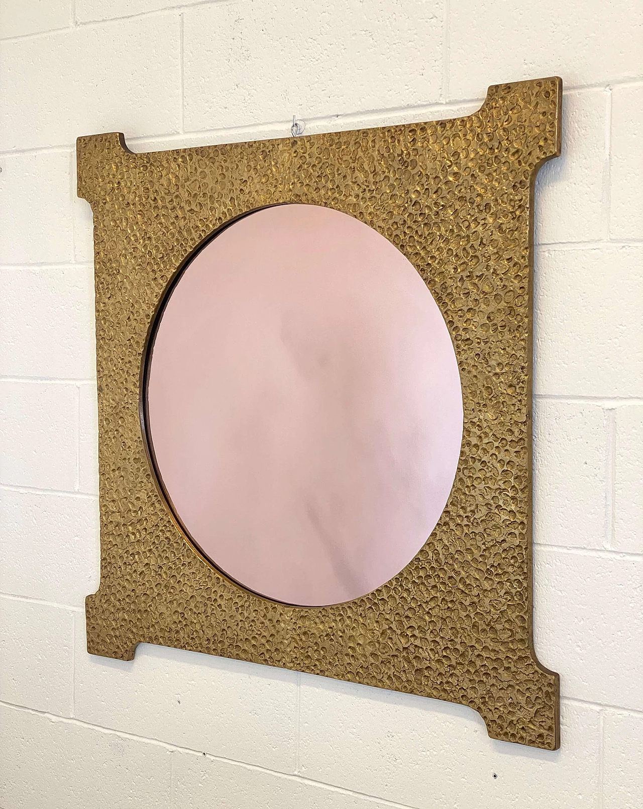 Specchio da parete modello Luna d’Agosto di Luciano Frigerio, anni '70 2
