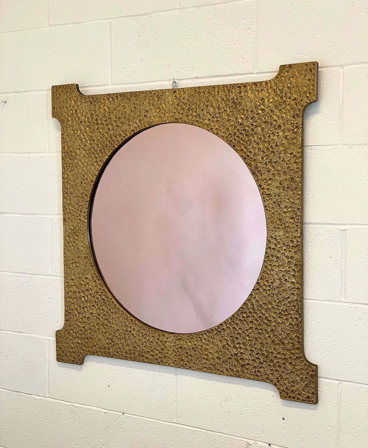 Specchio da parete modello Luna d’Agosto di Luciano Frigerio, anni '70 8