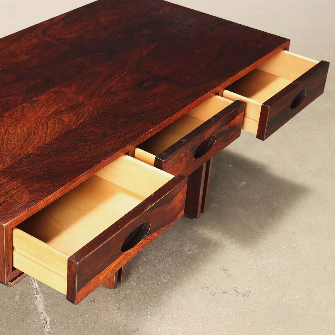 Coffee table with drawers by Gianfranco Frattini for Bernini, 1960s 3