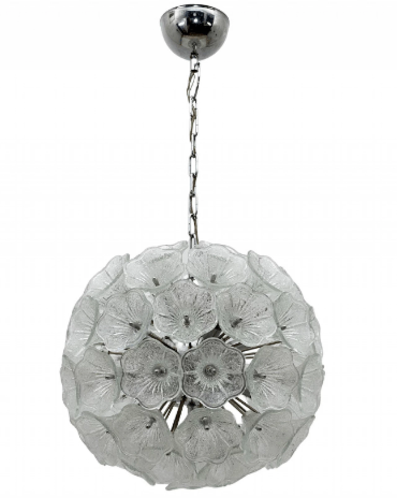 Flower Sputnik hanging lamp by Paolo Venini for VeArt, 1960s 1