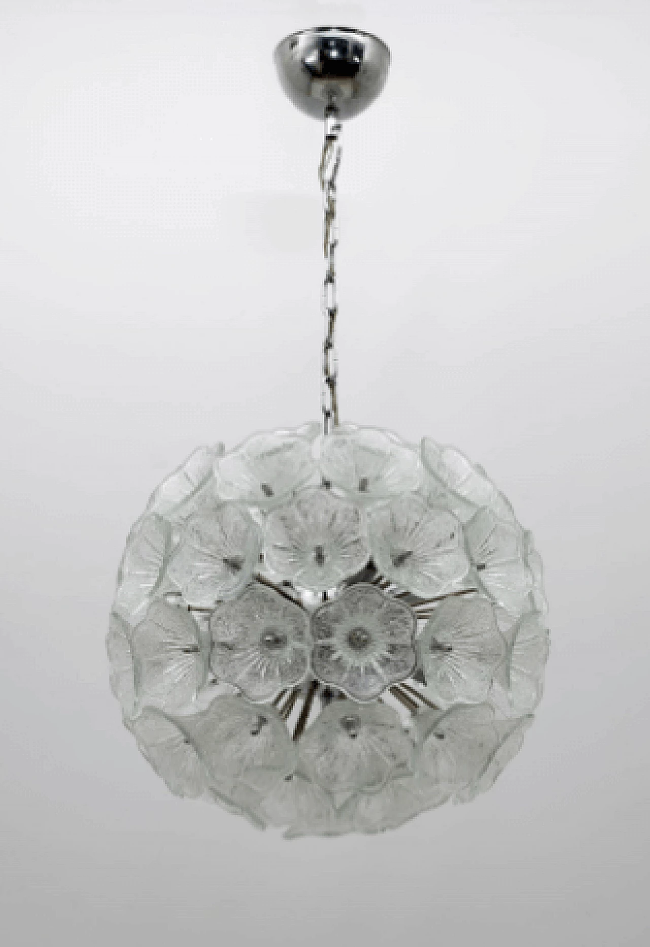 Lampada a sospensione Flower Sputnik di Paolo Venini per VeArt, anni '60 2