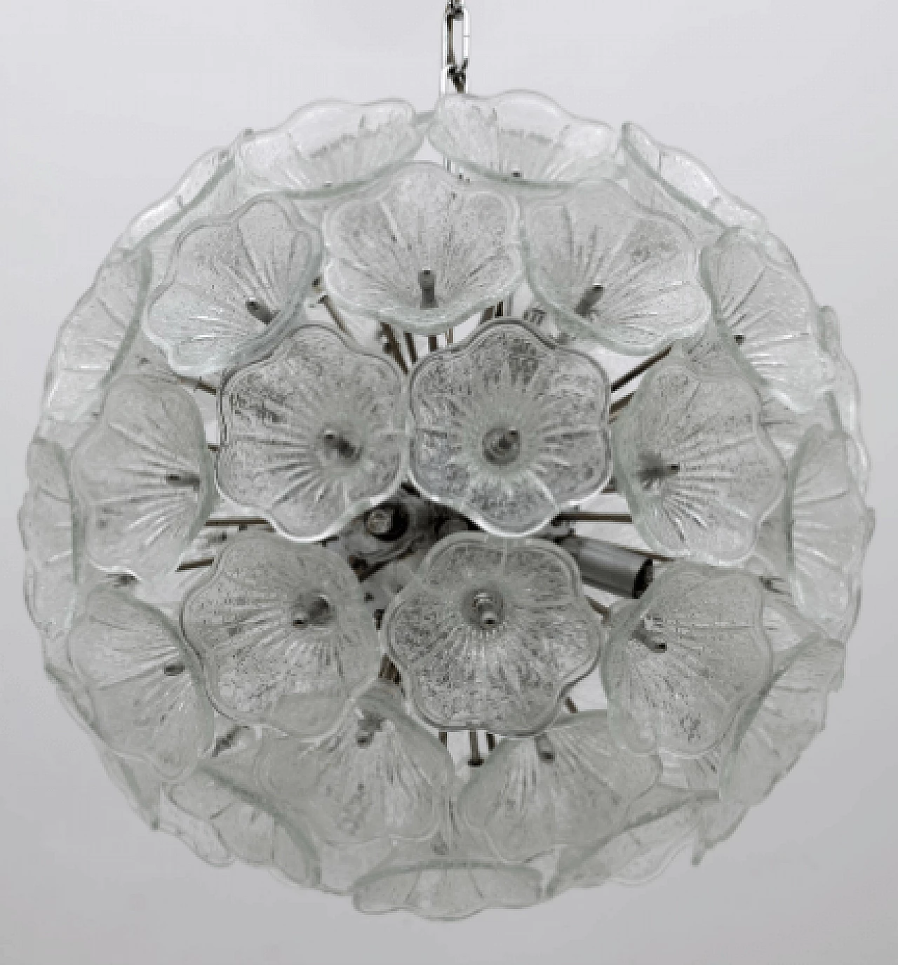Flower Sputnik hanging lamp by Paolo Venini for VeArt, 1960s 4