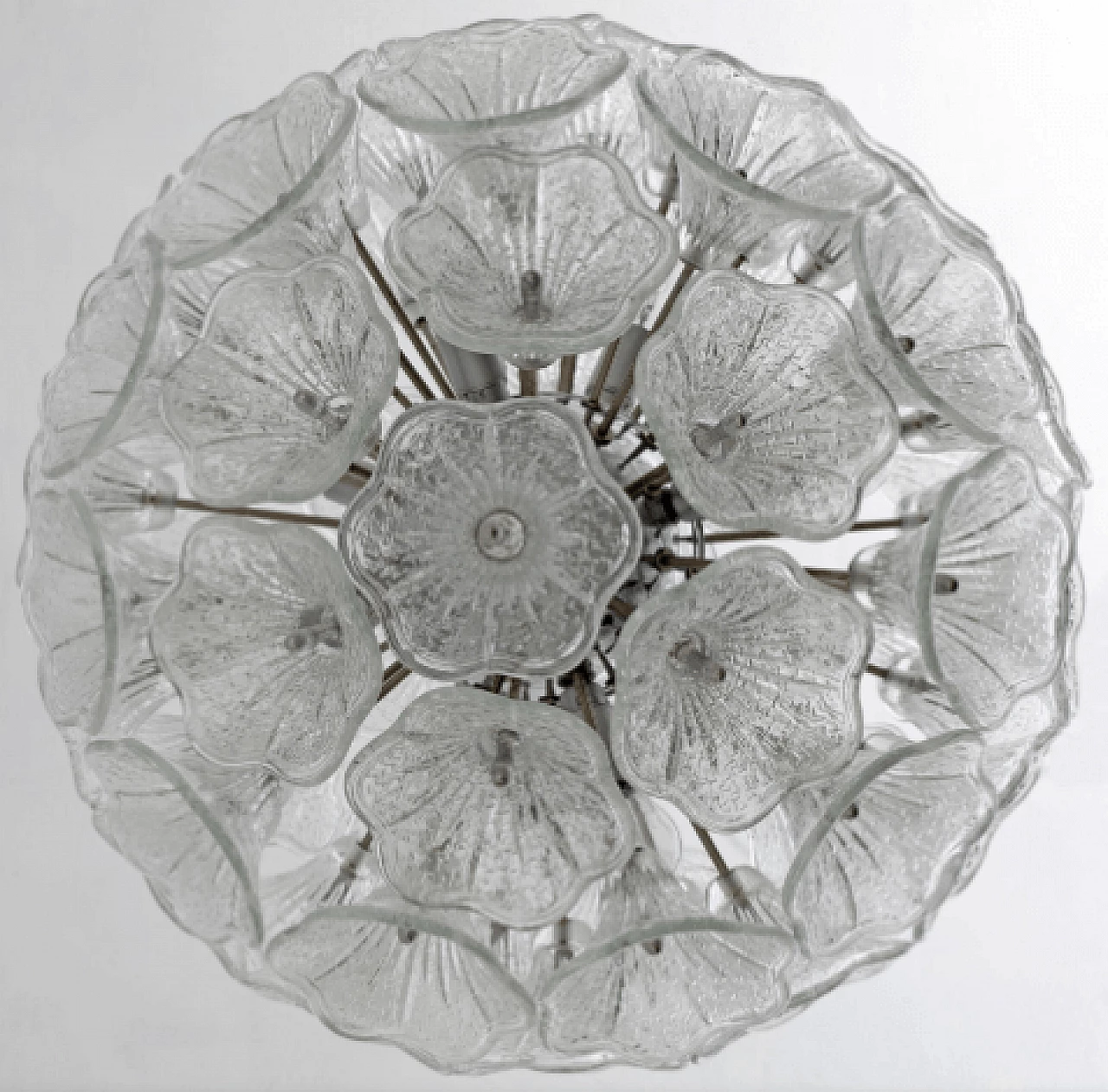 Flower Sputnik hanging lamp by Paolo Venini for VeArt, 1960s 6