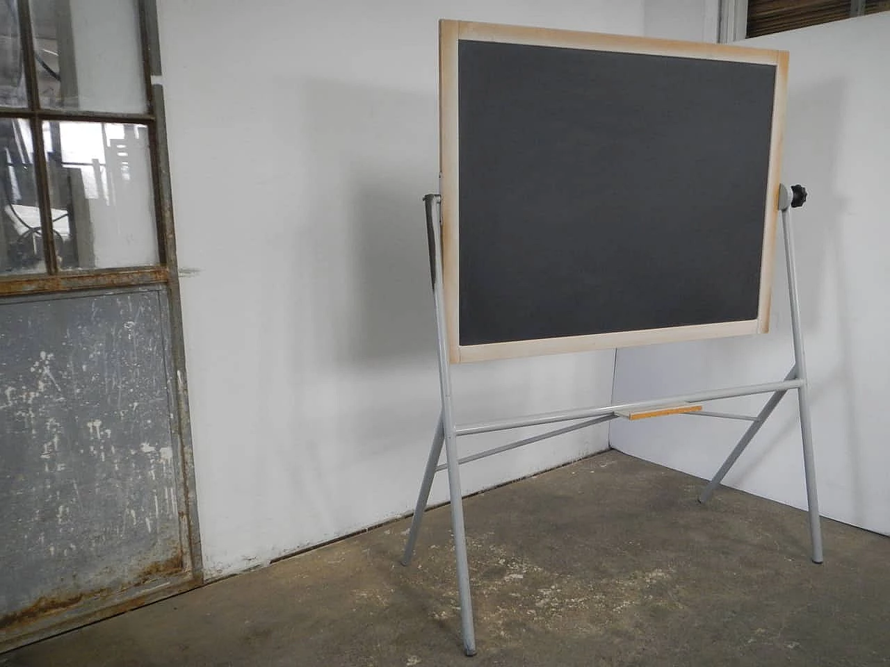 School blackboard with support, 1960s 2
