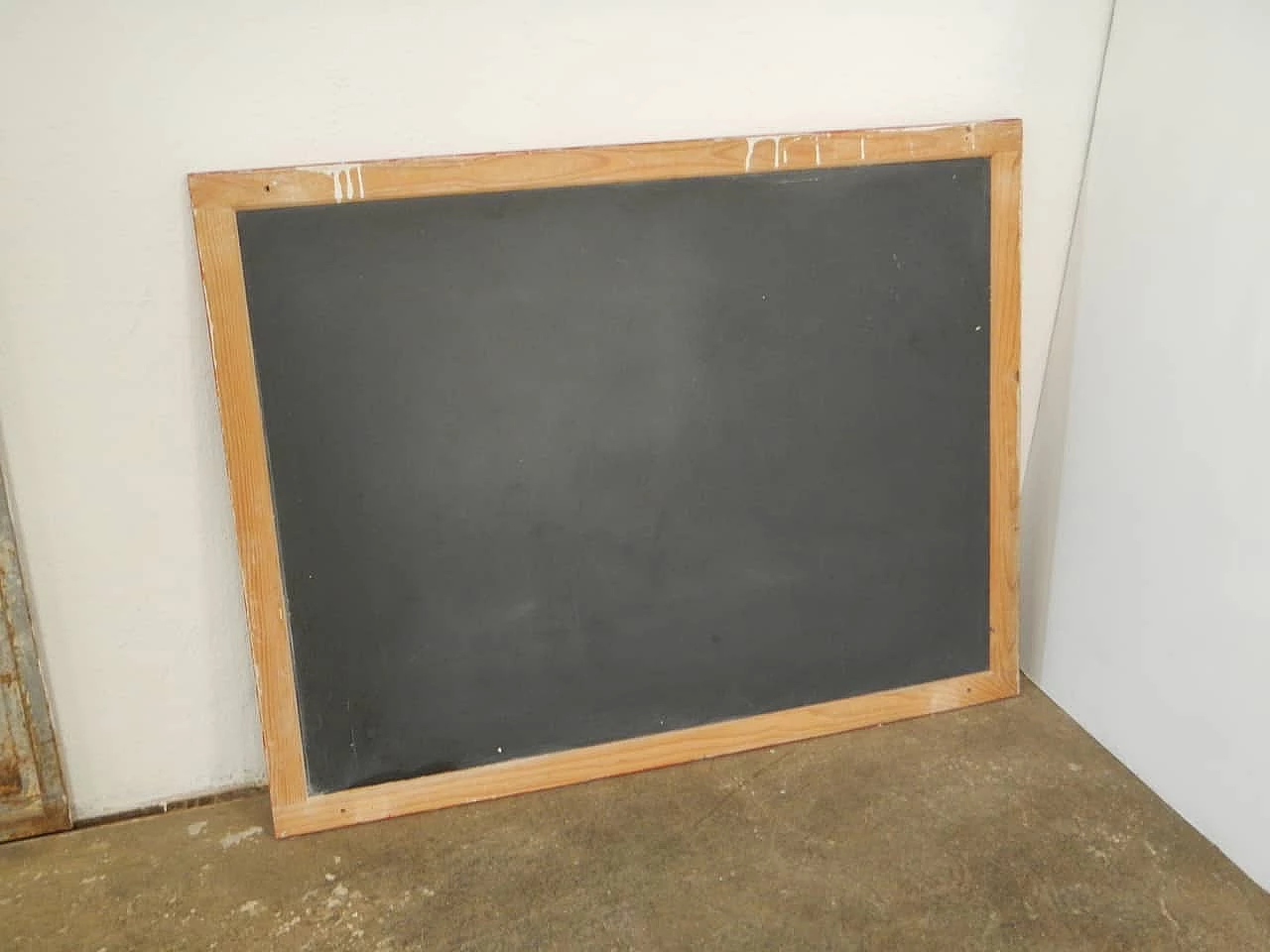 School wall blackboard with red frame, 1960s 6