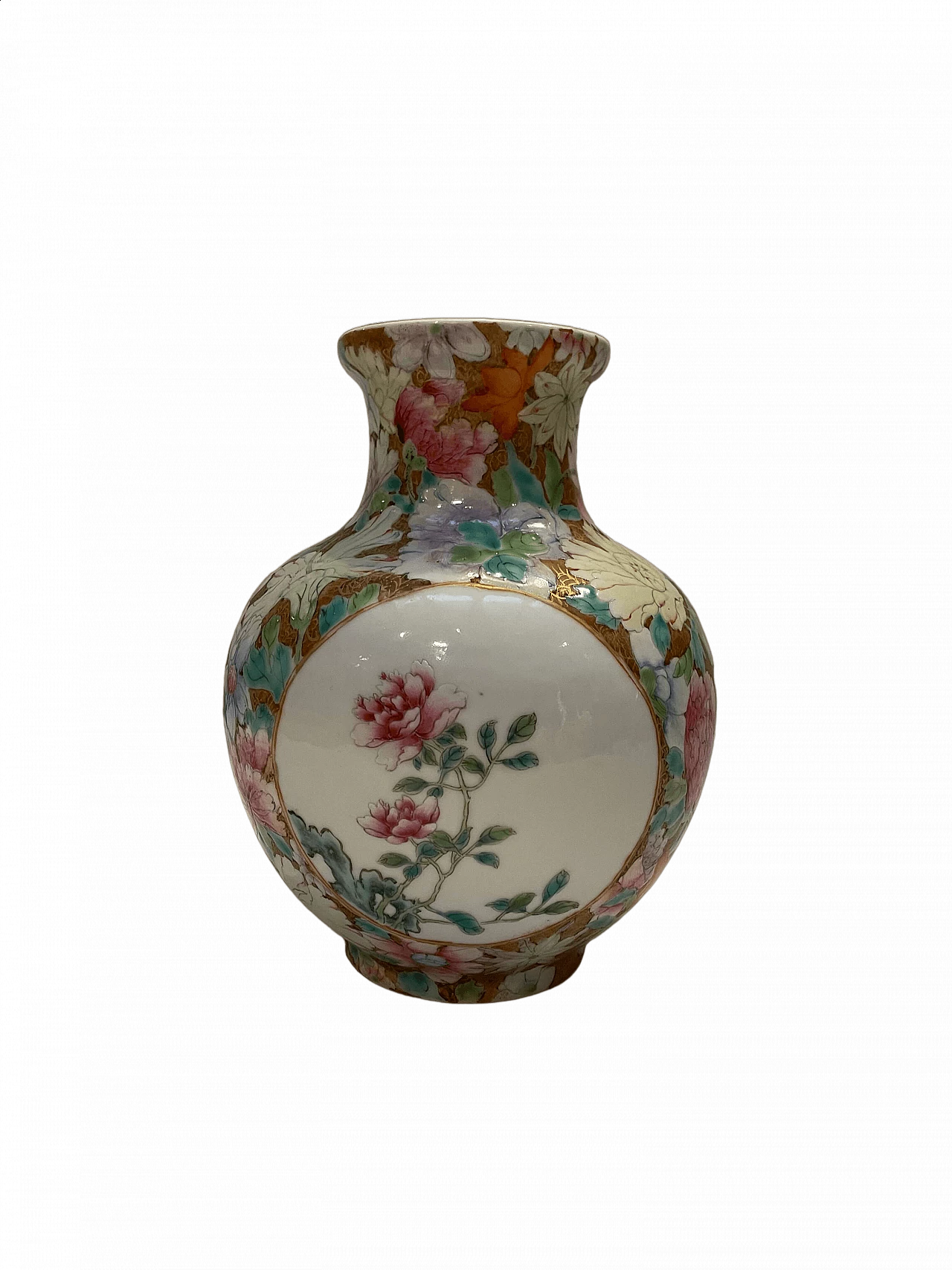 Vaso Qianlong in ceramica smaltata, 1770 10