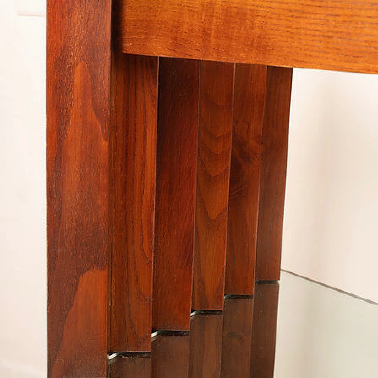 Solid wood and crystal console attributed to Carlo Scarpa, 1960s 12
