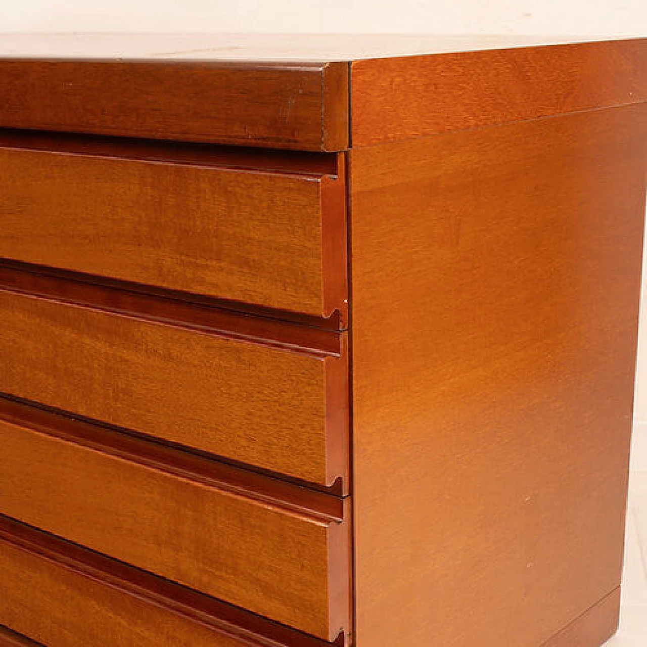 Programma S11 chest of drawers in walnut by Angelo Mangiarotti for Sorgente dei Mobili, 1970s 1