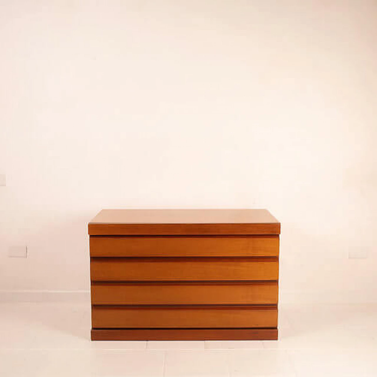 Programma S11 chest of drawers in walnut by Angelo Mangiarotti for Sorgente dei Mobili, 1970s 2