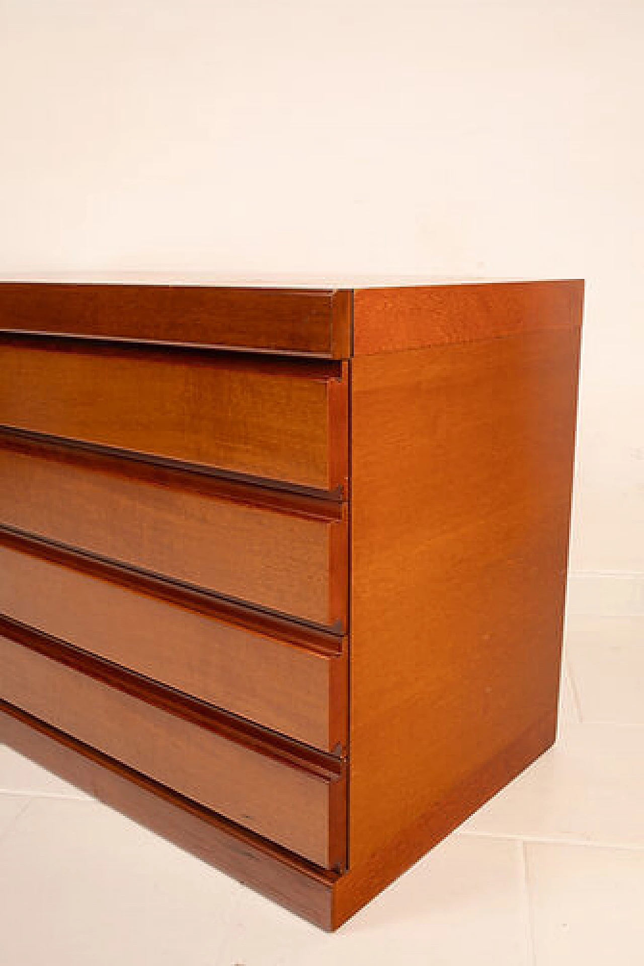 Programma S11 chest of drawers in walnut by Angelo Mangiarotti for Sorgente dei Mobili, 1970s 4