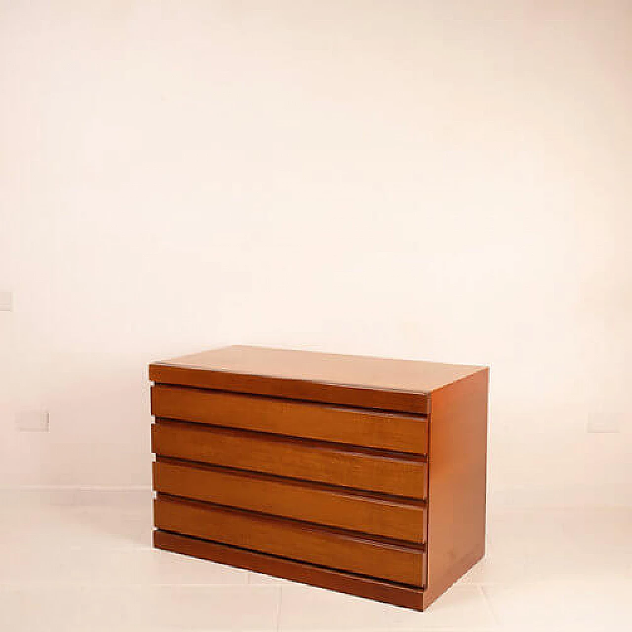 Programma S11 chest of drawers in walnut by Angelo Mangiarotti for Sorgente dei Mobili, 1970s 5