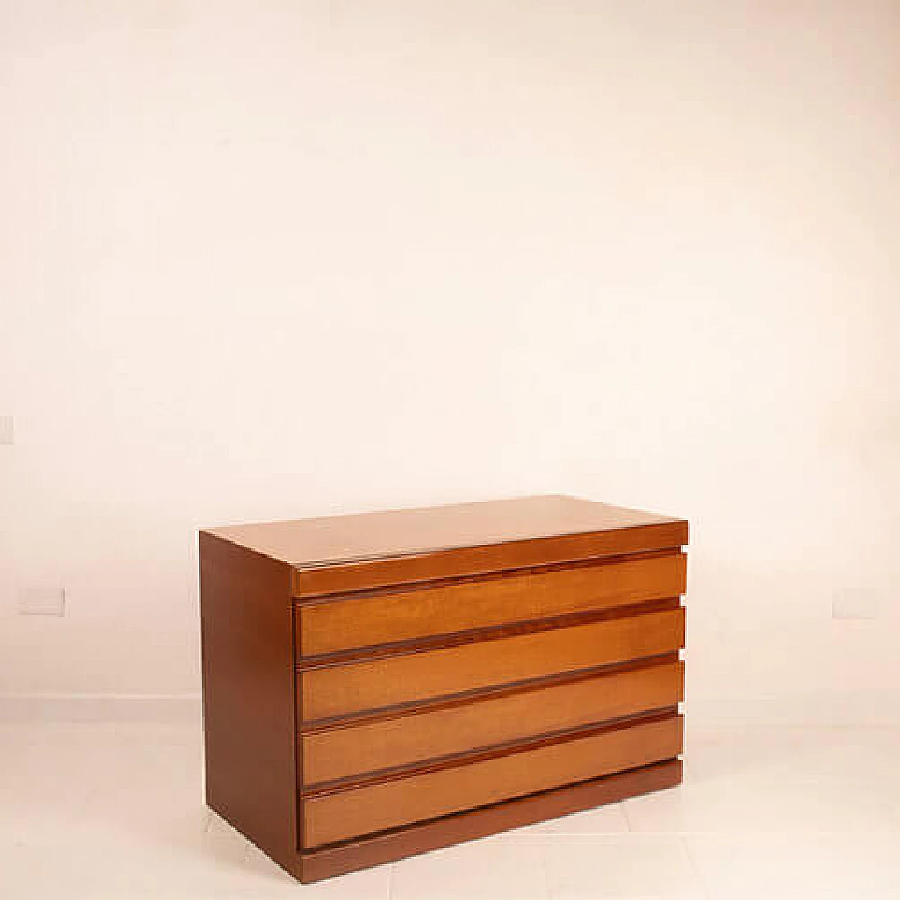 Programma S11 chest of drawers in walnut by Angelo Mangiarotti for Sorgente dei Mobili, 1970s 10