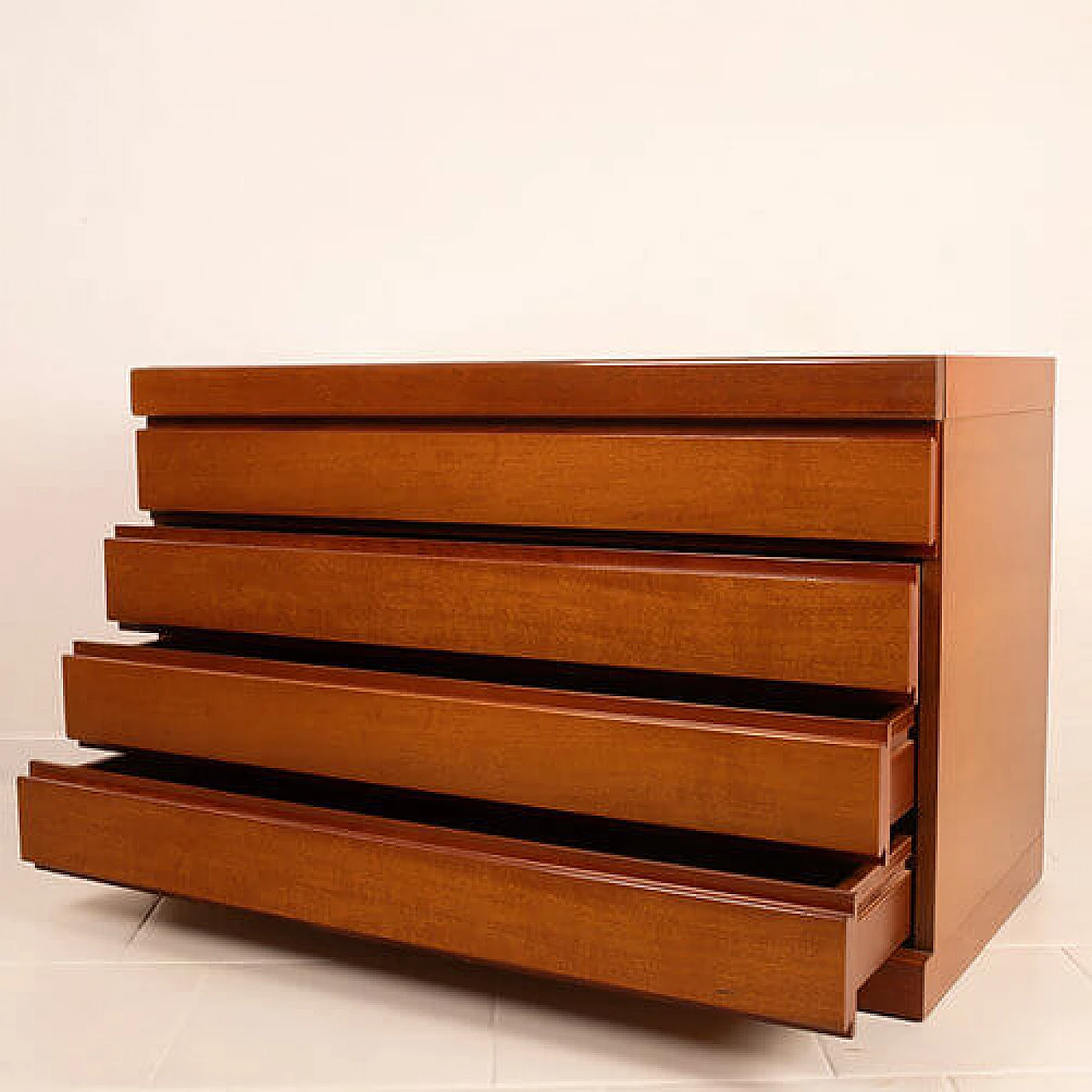 Programma S11 chest of drawers in walnut by Angelo Mangiarotti for Sorgente dei Mobili, 1970s 12