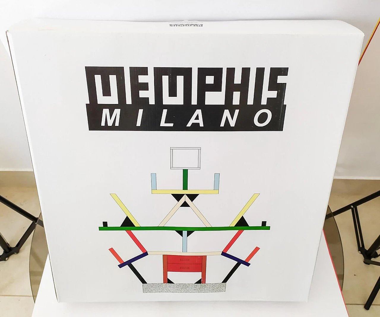 Carlton bookcase miniature by Ettore Sottsass for Memphis, 1980s 3