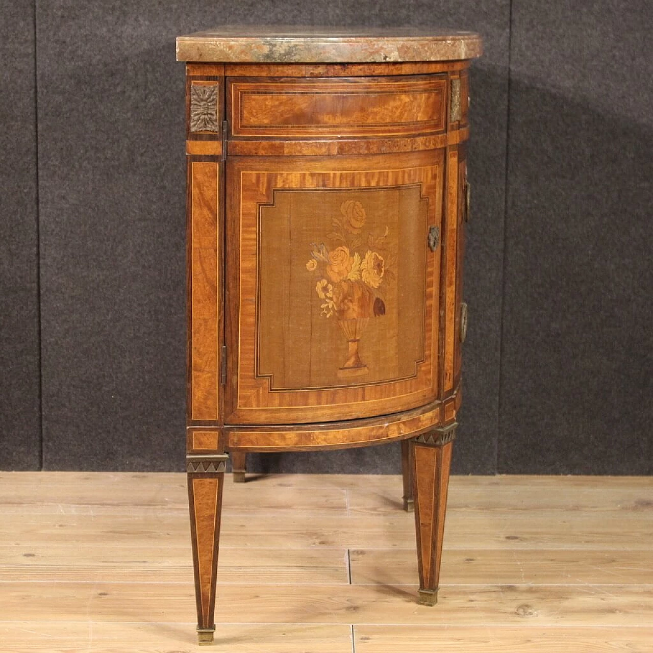 Louis XVI half-moon dresser, second half of the 19th century 10