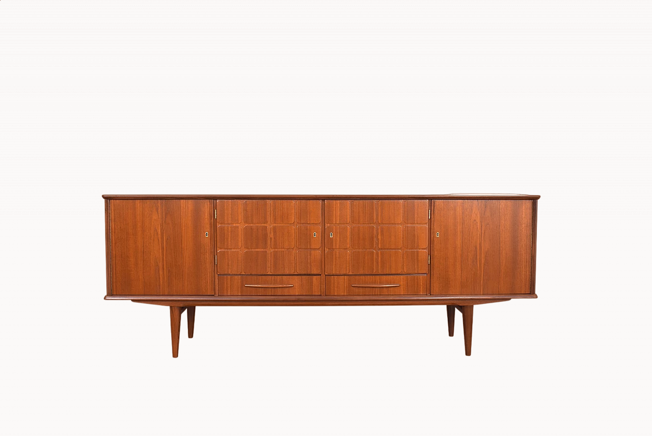 Norwegian teak sideboard in the style of Gustav Bahus, 1960s 16