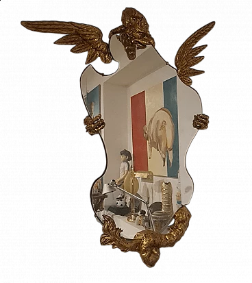 Specchio da parete con drago attribuito a Gabriel Viardot, fine '800