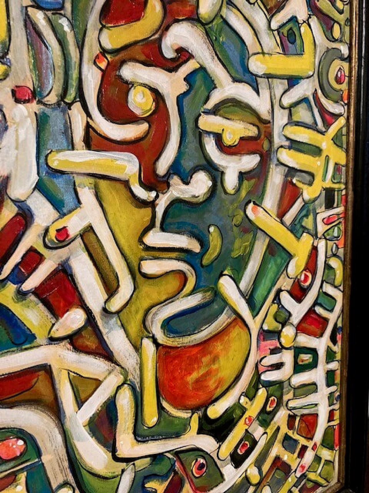 Contemporary art painting, acrylics on canvas, 2000s 5