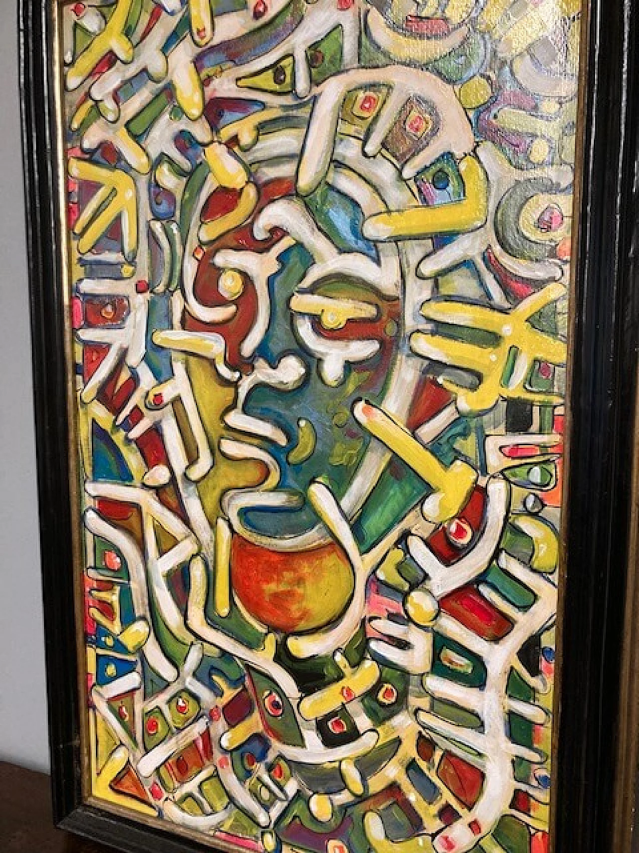 Contemporary art painting, acrylics on canvas, 2000s 8