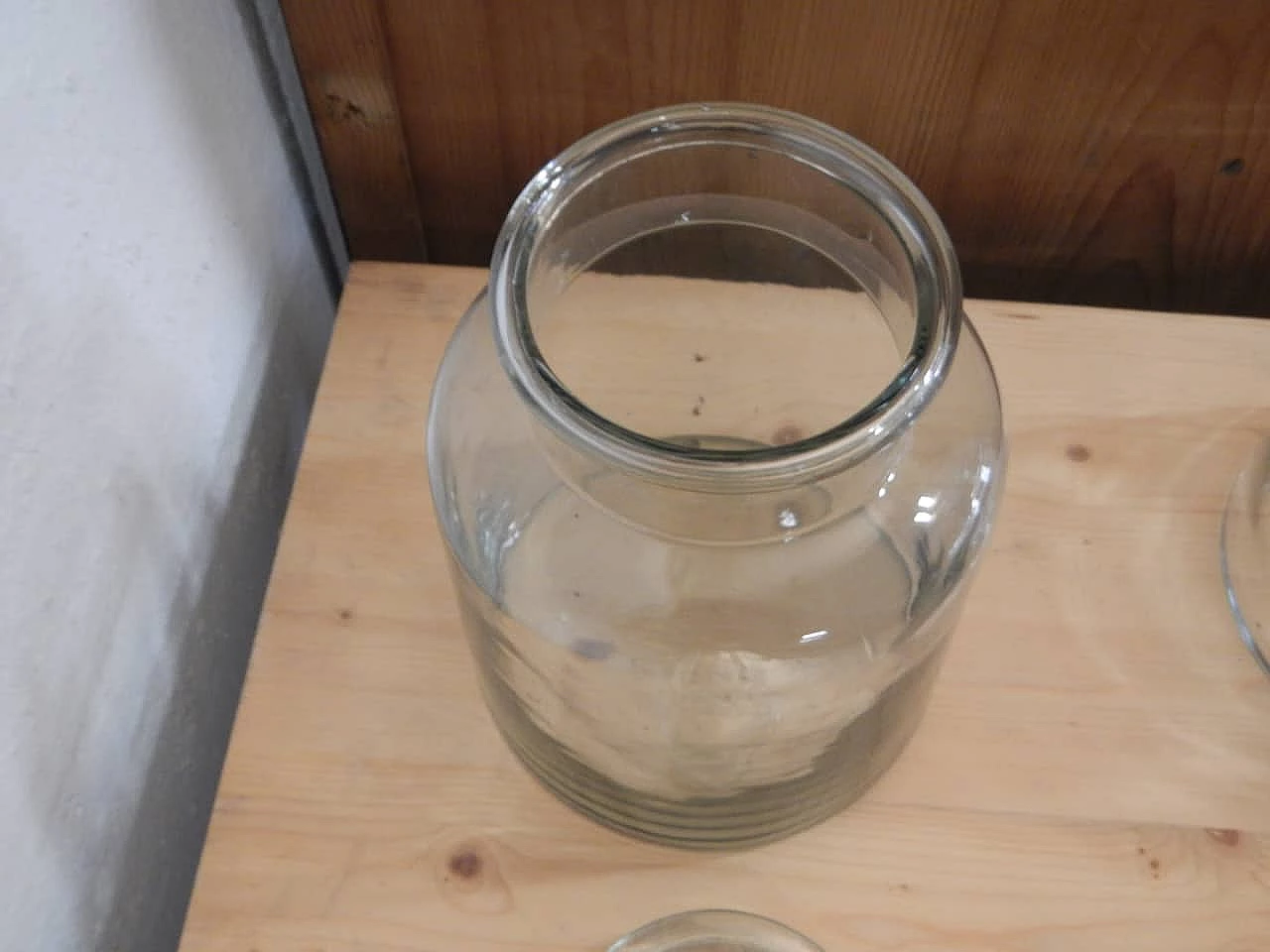 Glass cookie container, 1980s 6