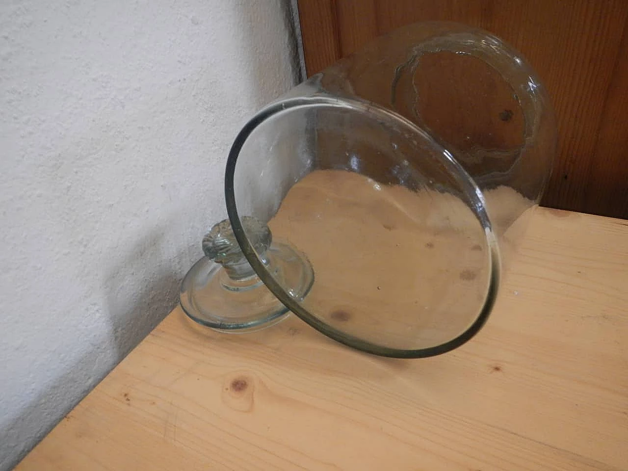 Glass cookie container, 1980s 8