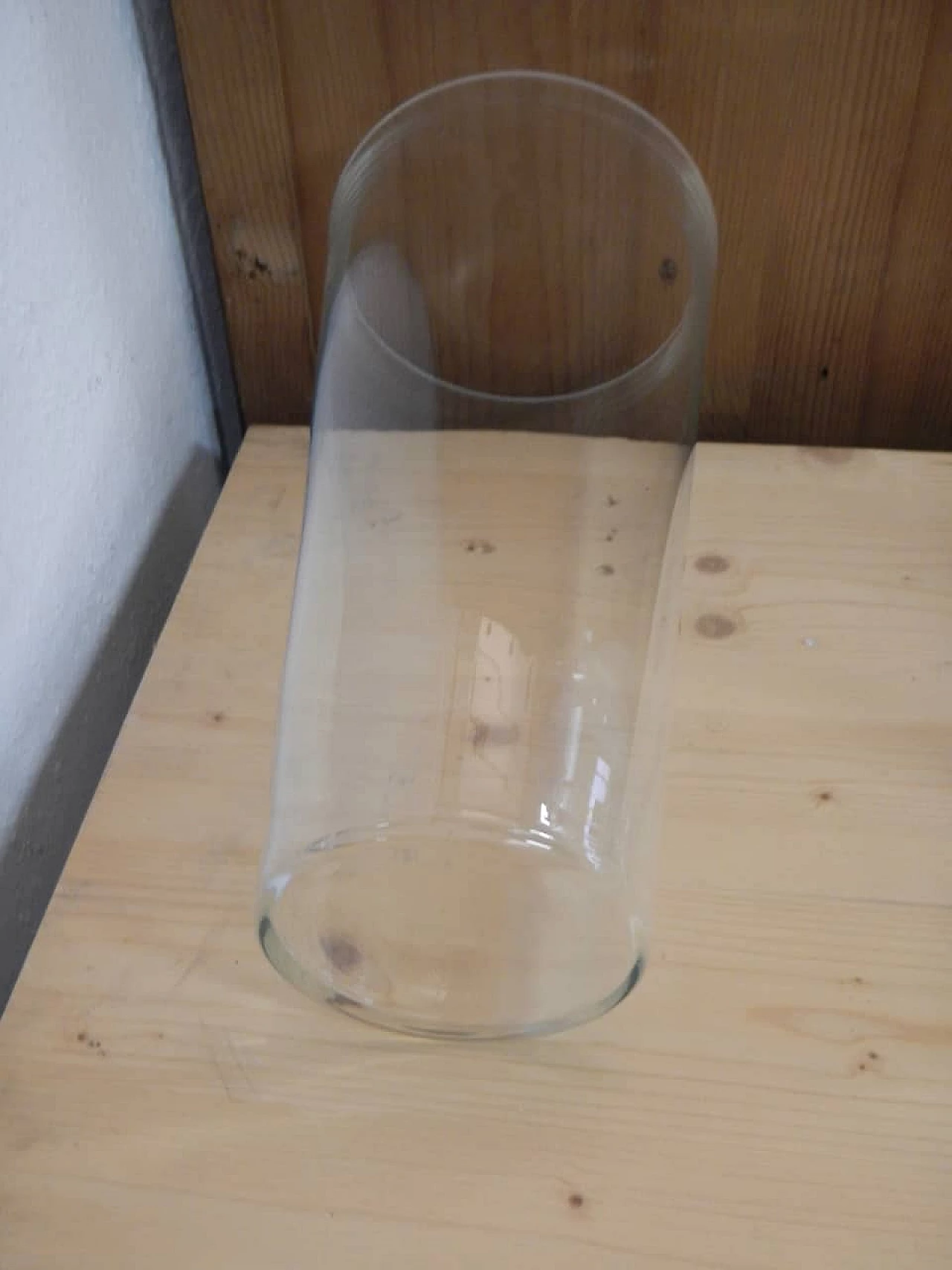 3 Vasi conici in vetro, anni '80 5