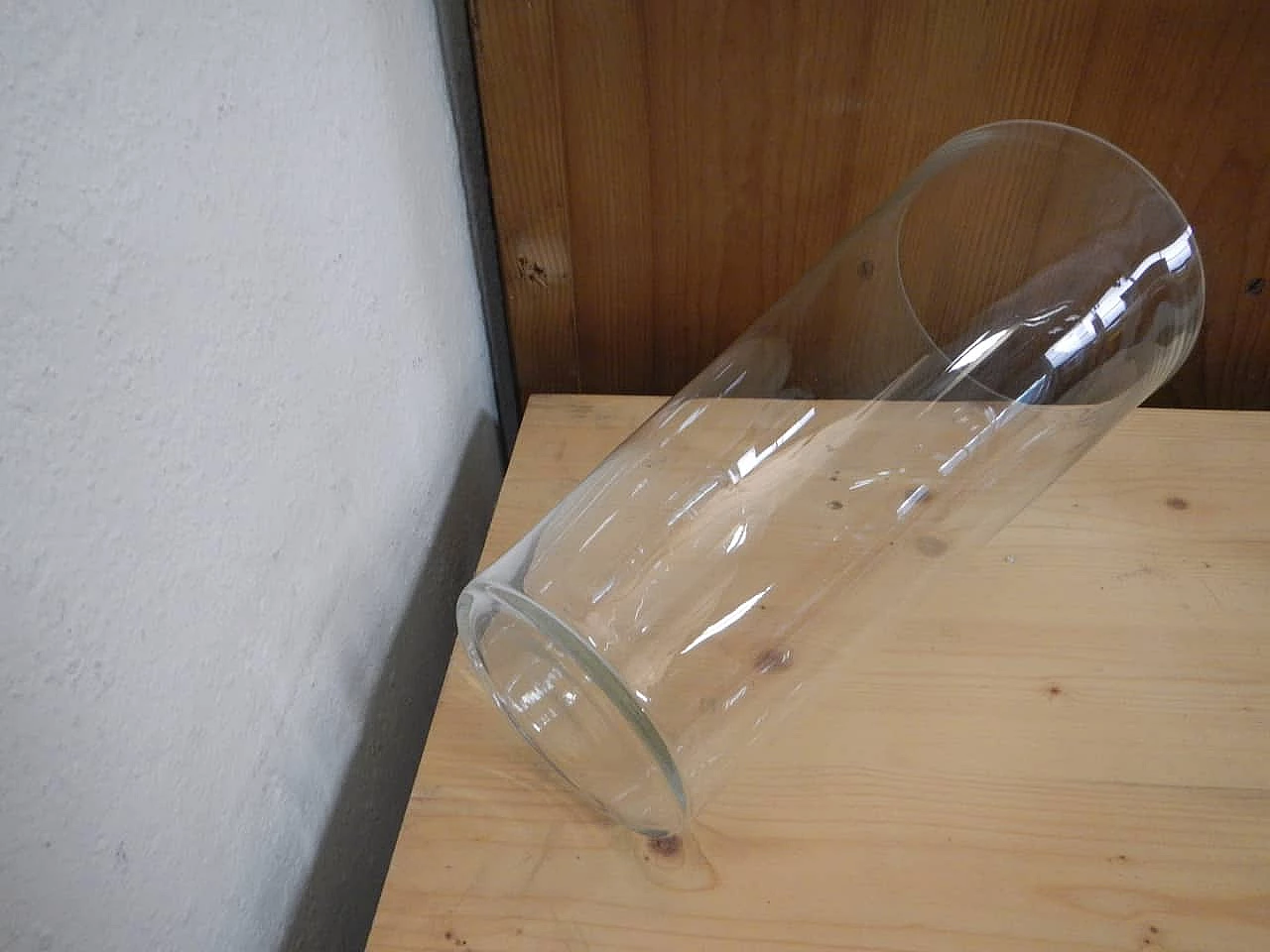 3 Vasi conici in vetro, anni '80 6