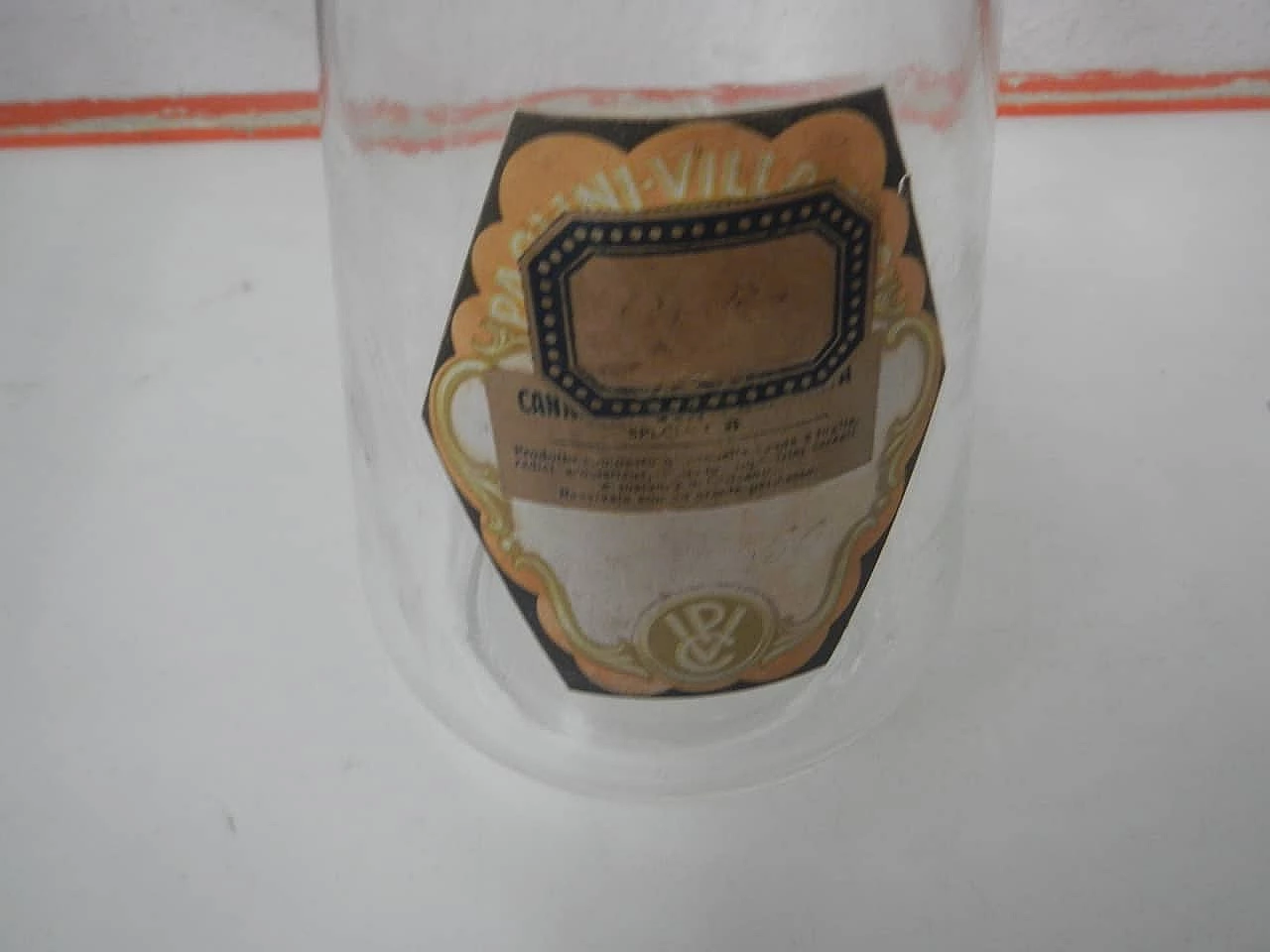 Vaso da negozio in vetro, anni '70 5