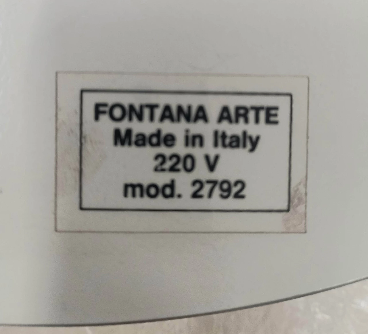 Ceiling lamp 2792 by Daniela Puppa and Franco Raggi for Fontana Arte, 1970s 3