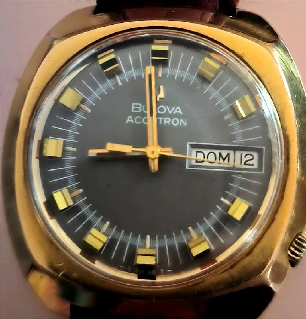 Orologio da polso da uomo Accutron di Bulova, anni '70 3