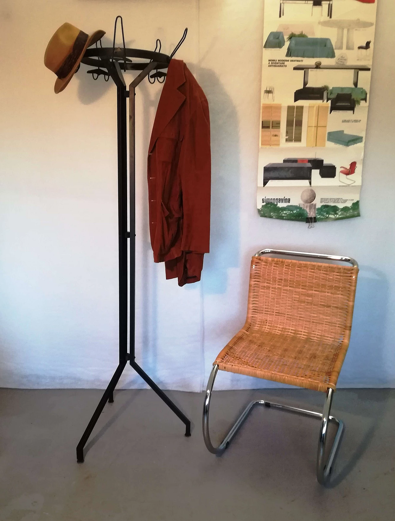 Standing coat rack, 1960s 9