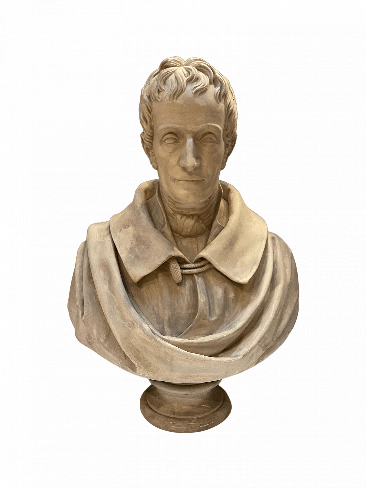 Plaster bust of a Lombard gentleman, 19th century 11