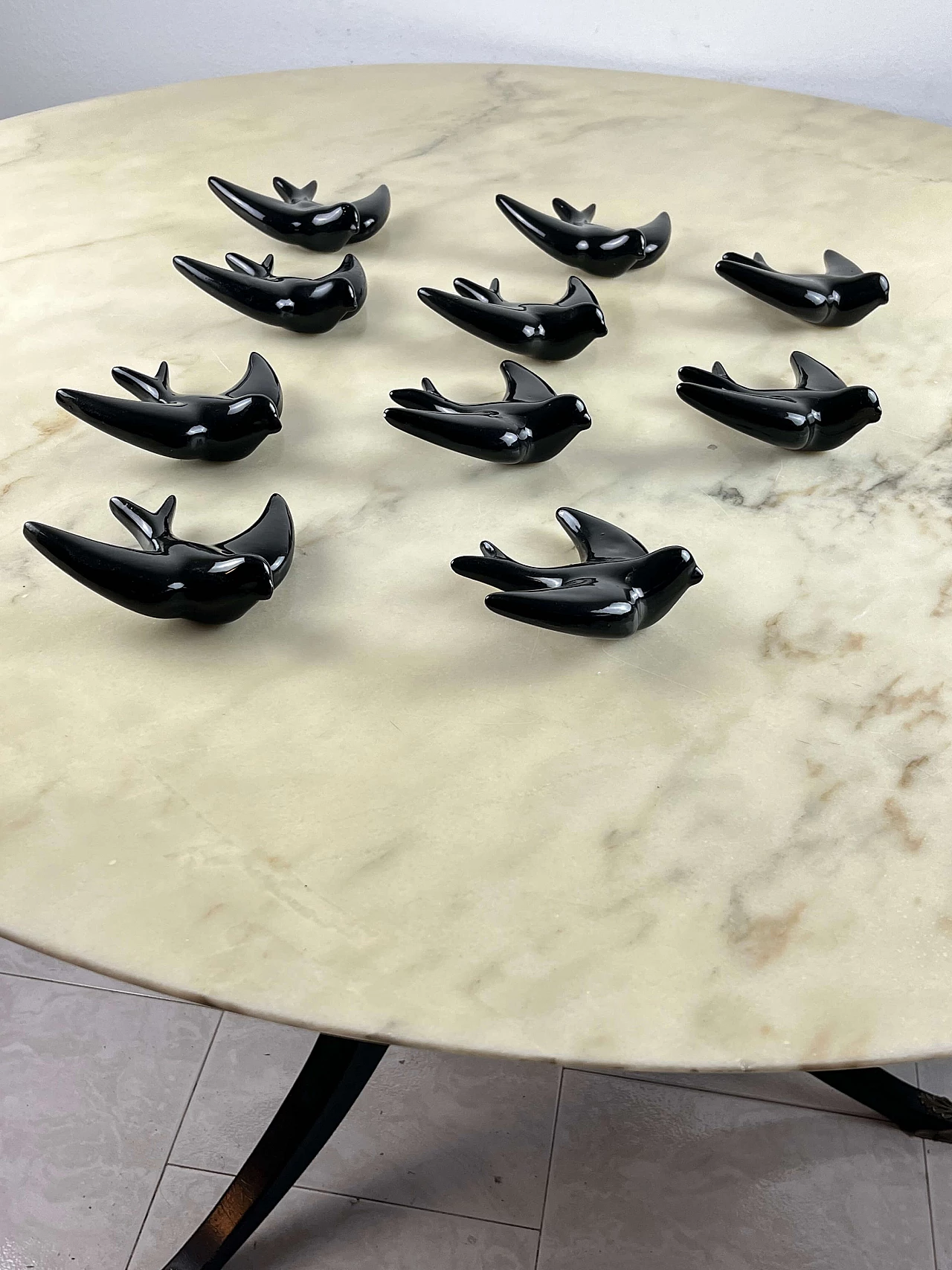 10 Glazed terracotta swallows, 1960s 6