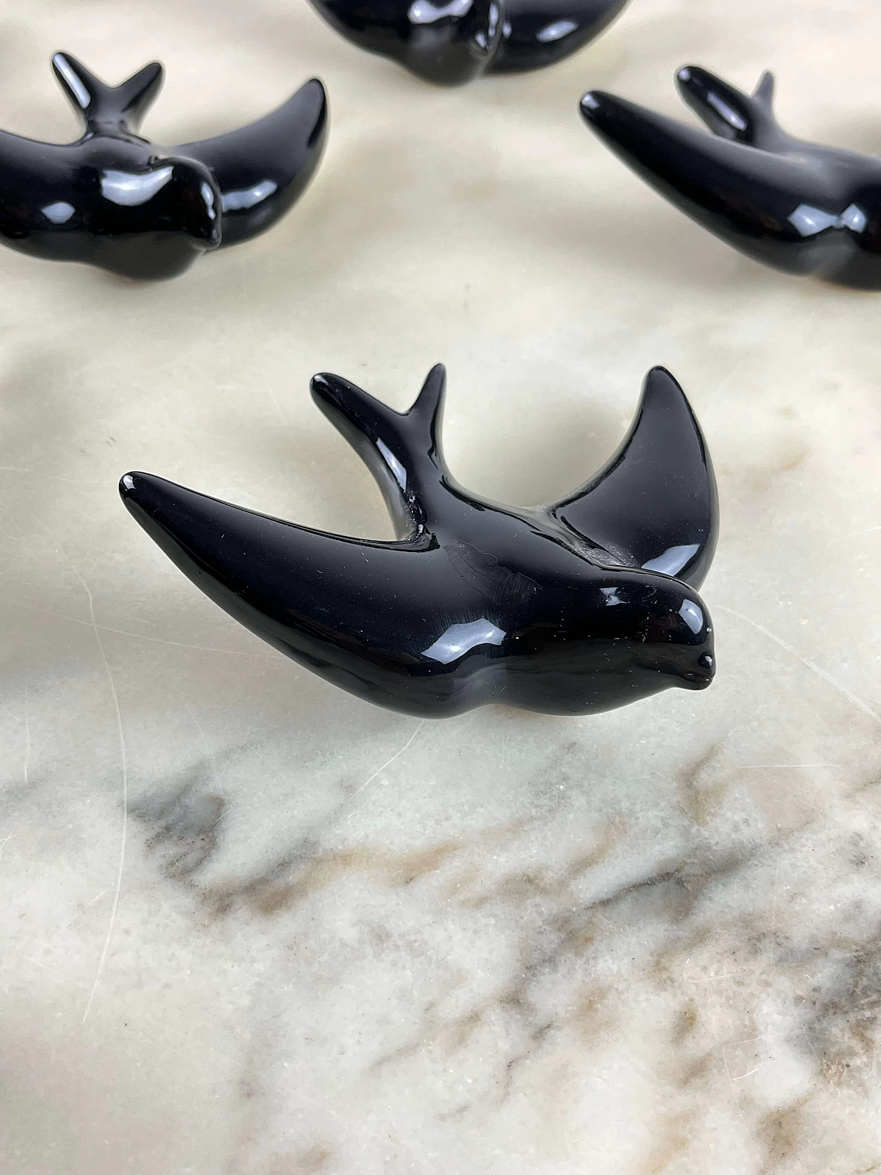 10 Glazed terracotta swallows, 1960s 8