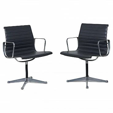 Pair of EA 108 armchairs by Charles and Ray Eames for Herman Miller, 1960s