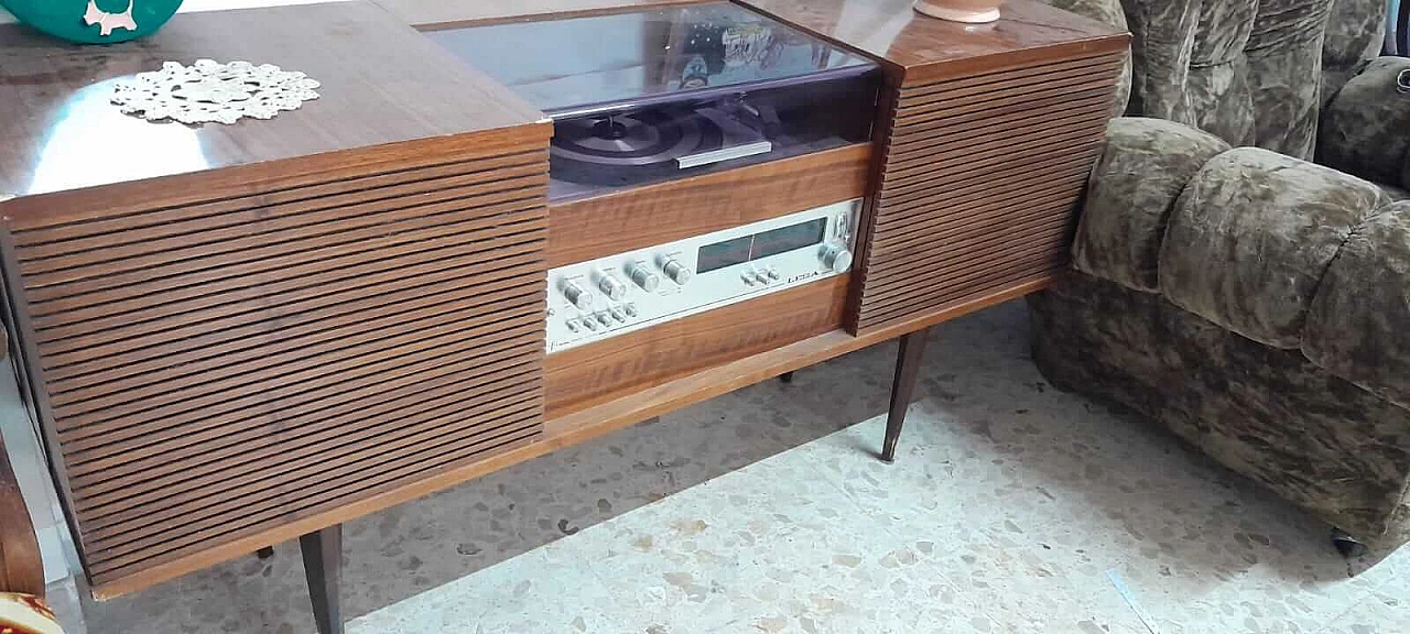 Wooden stereo cabinet, 1970s 1
