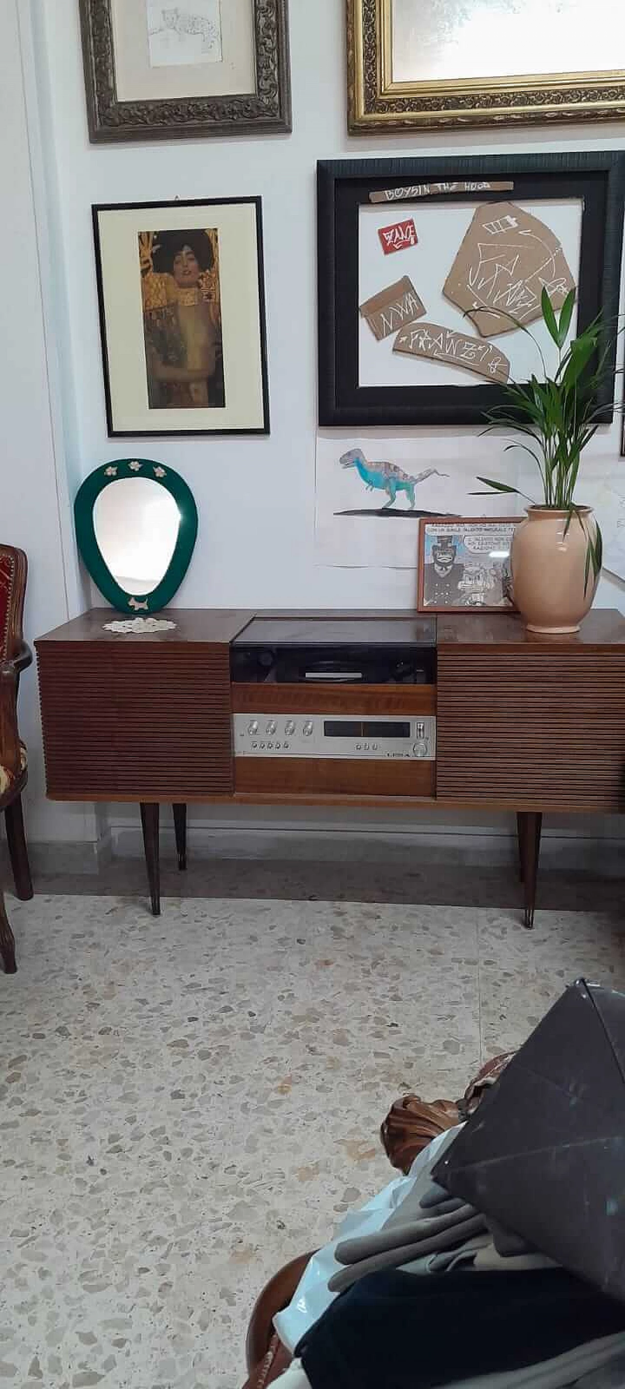 Wooden stereo cabinet, 1970s 6