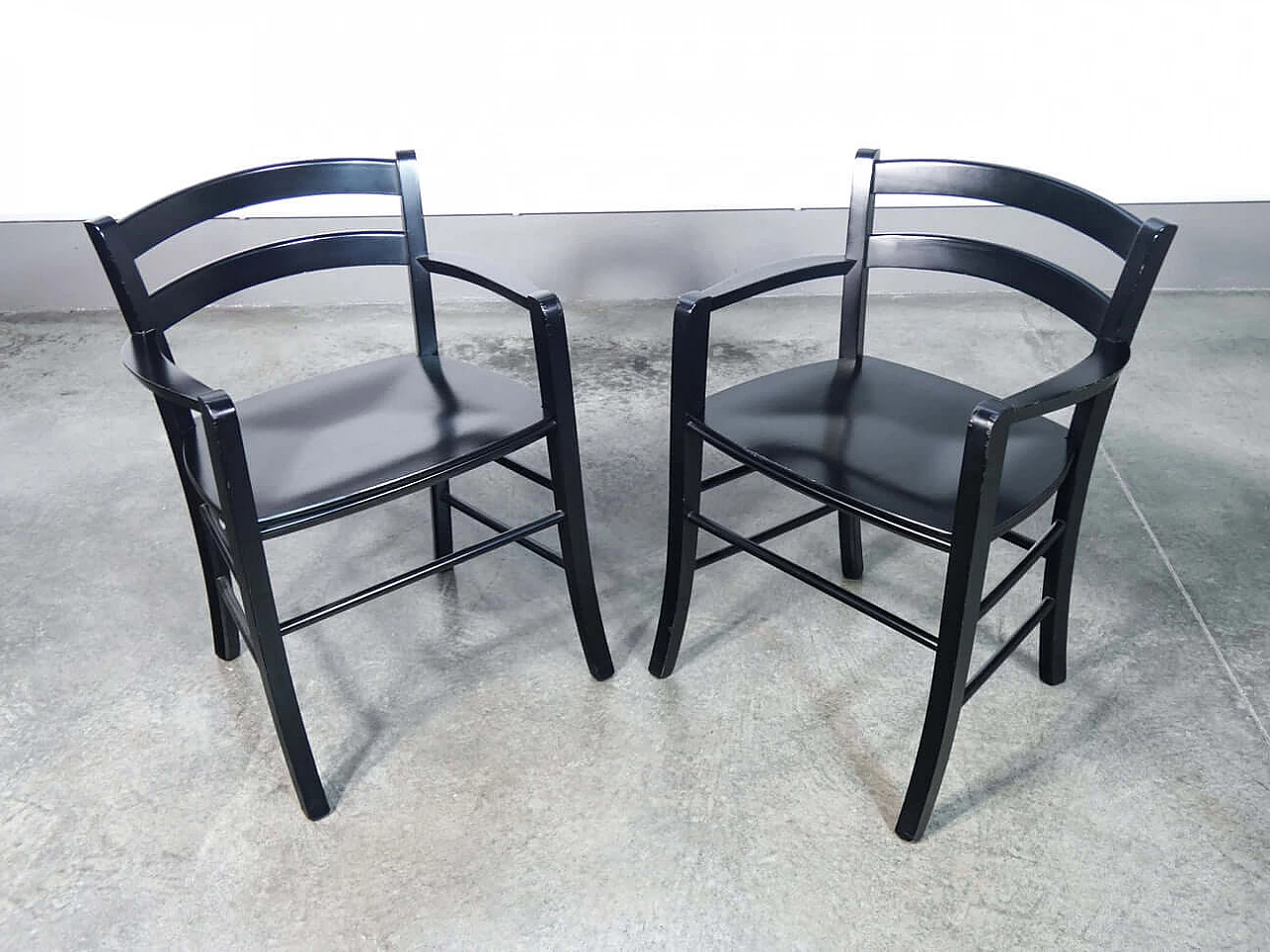 8 Marocca chairs by Vico Magistretti for De Padova, 1990s 9